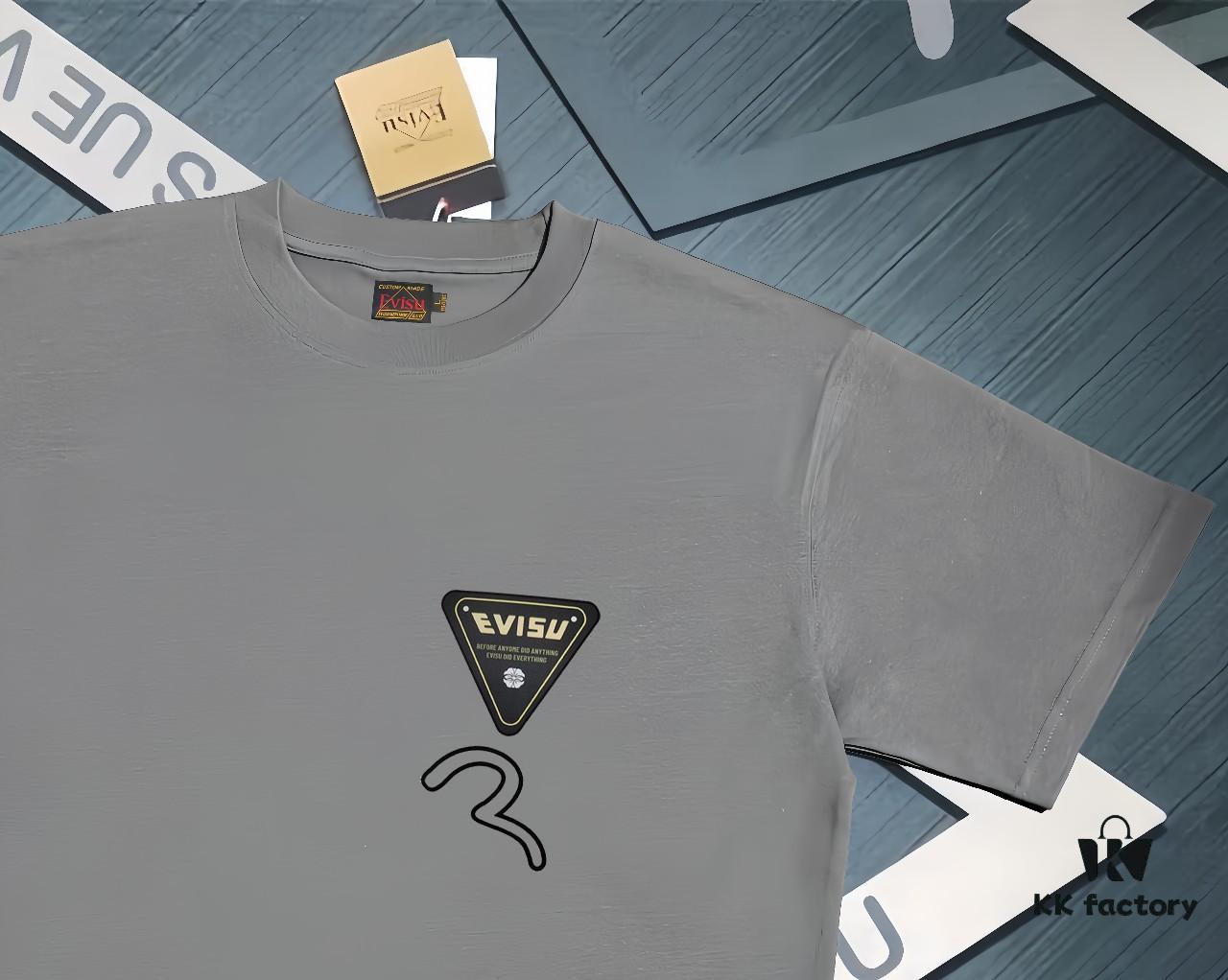 Evisu 2025 New Year God Printed T-Shirt High Version   Premium Quality   300g Double-Yarn Pure Cotton Fabric Unisex Loose Fit