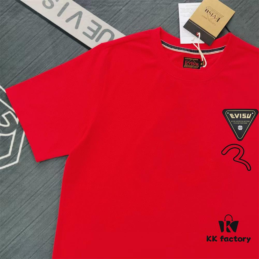 Evisu God of Fortune 2025 New Print T-Shirt High Version   Premium Quality   300g Double-Yarn Pure Cotton Fabric Unisex Loose Fit