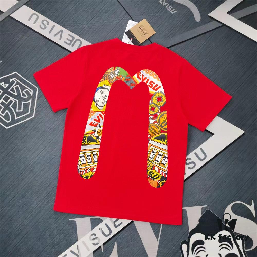 Evisu Fortune God 2025 New Print T-Shirt High Version   Premium Quality   300g Double-Yarn Pure Cotton Fabric Unisex Loose Fit
