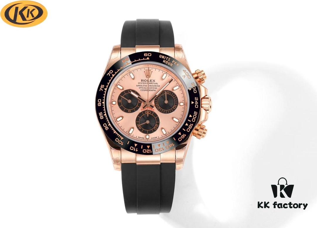 KK Precious Heavy Metal Genuine 18K Gold-Plated Daytona Series Watch – 156g Full Weight, 1:1 Replica with Top-Quality Craftsmanship