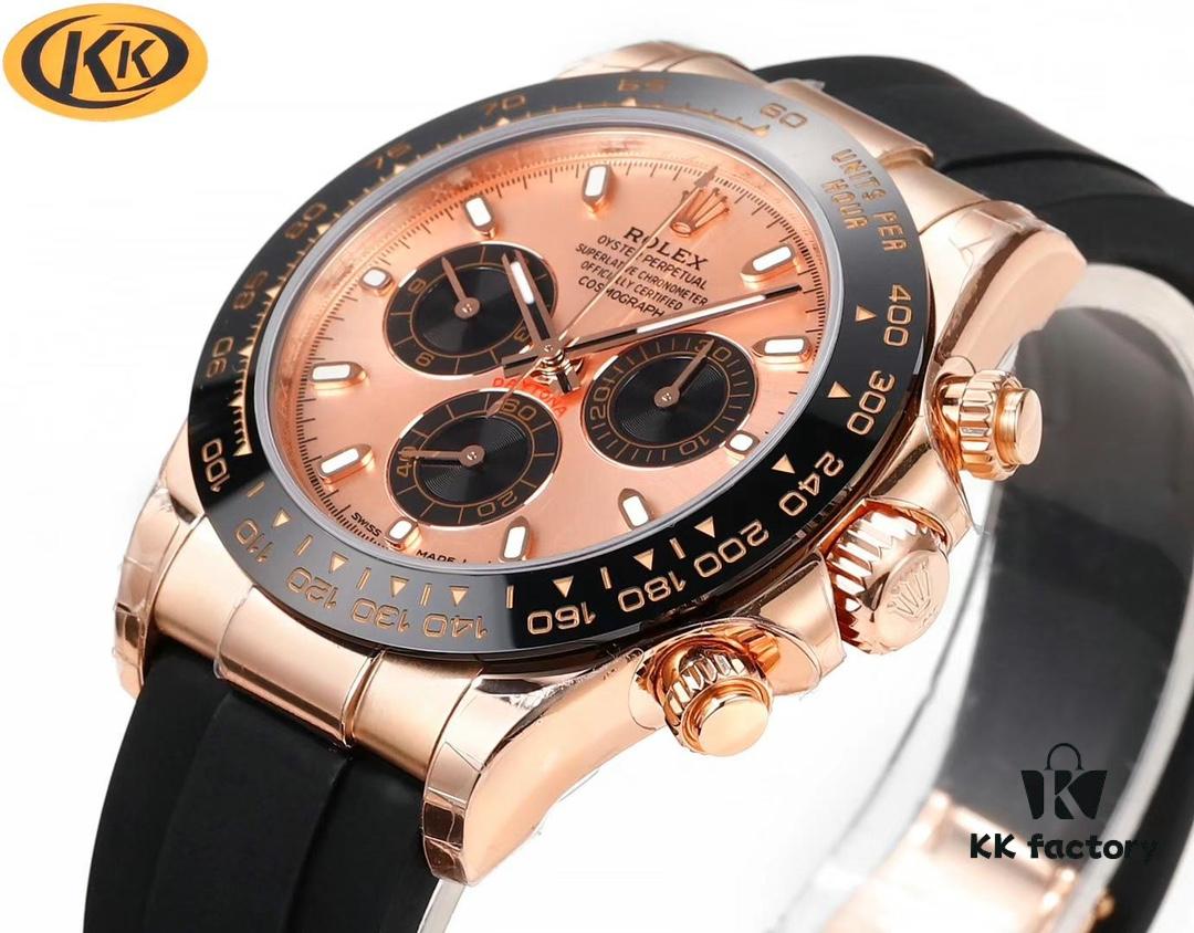 KK Precious Heavy Metal Genuine 18K Gold-Plated Daytona Series Watch – 156g Full Weight, 1:1 Replica with Top-Quality Craftsmanship