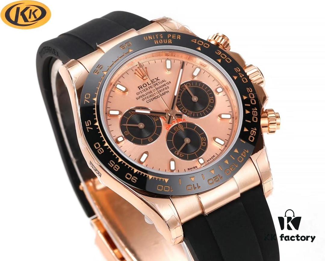 KK Precious Heavy Metal Genuine 18K Gold-Plated Daytona Series Watch – 156g Full Weight, 1:1 Replica with Top-Quality Craftsmanship