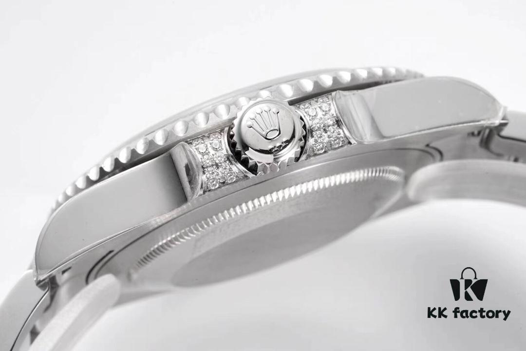 ROF Luxury Masterpiece, Rolex SUB Submariner Custom Bezel with Diamond Setting