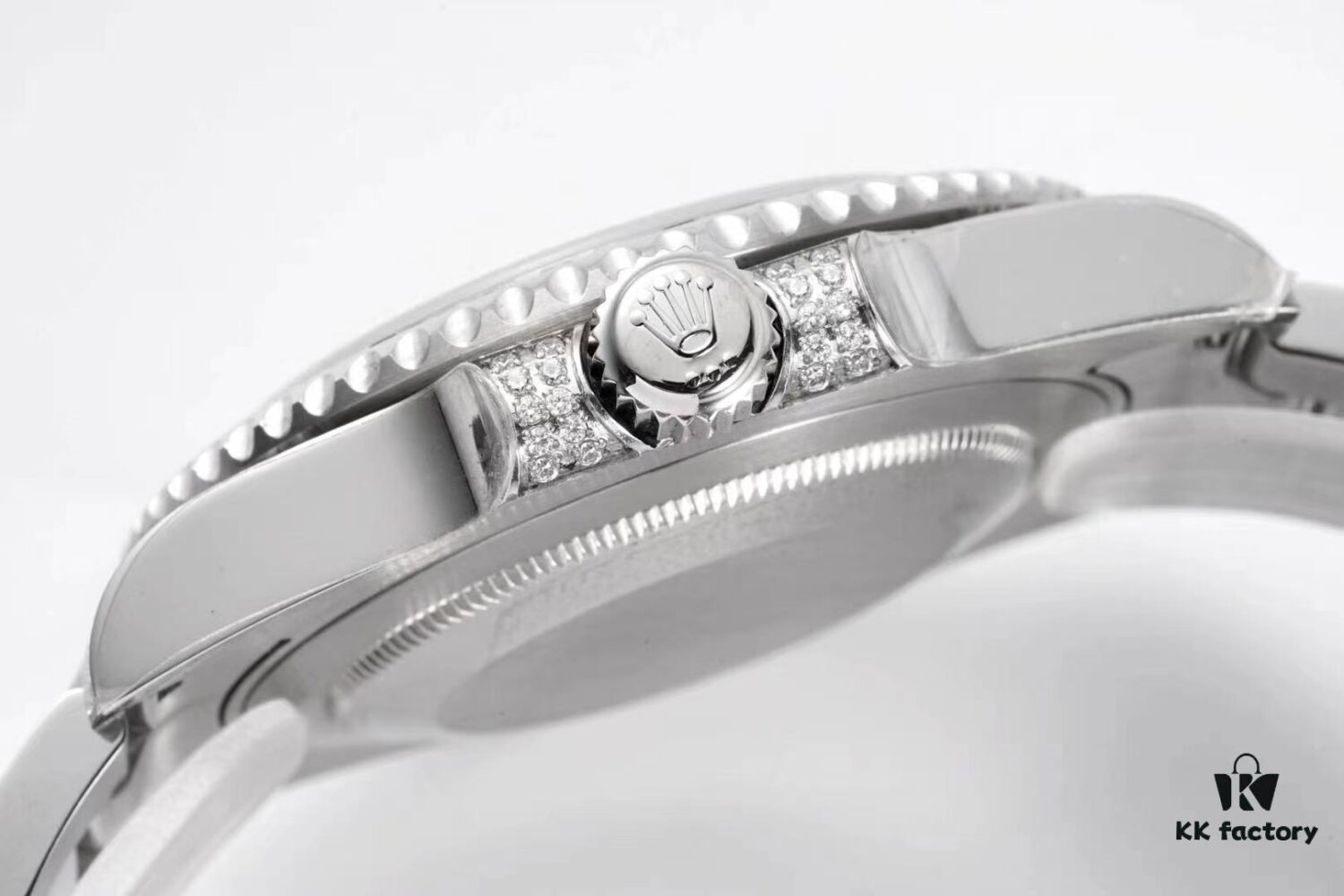 Rolex SUB Submariner Custom Bezel with Diamond Setting