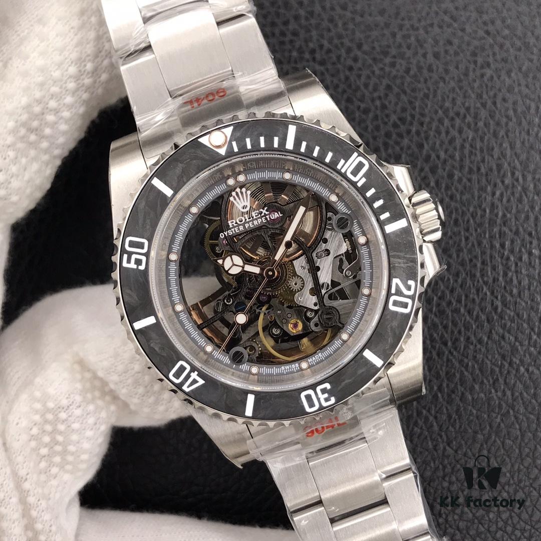 WWF New Arrival, High Quality and Great Value, Fully Skeletonized Submariner, the RM027 of Rolex, Based on the Rolex 116610