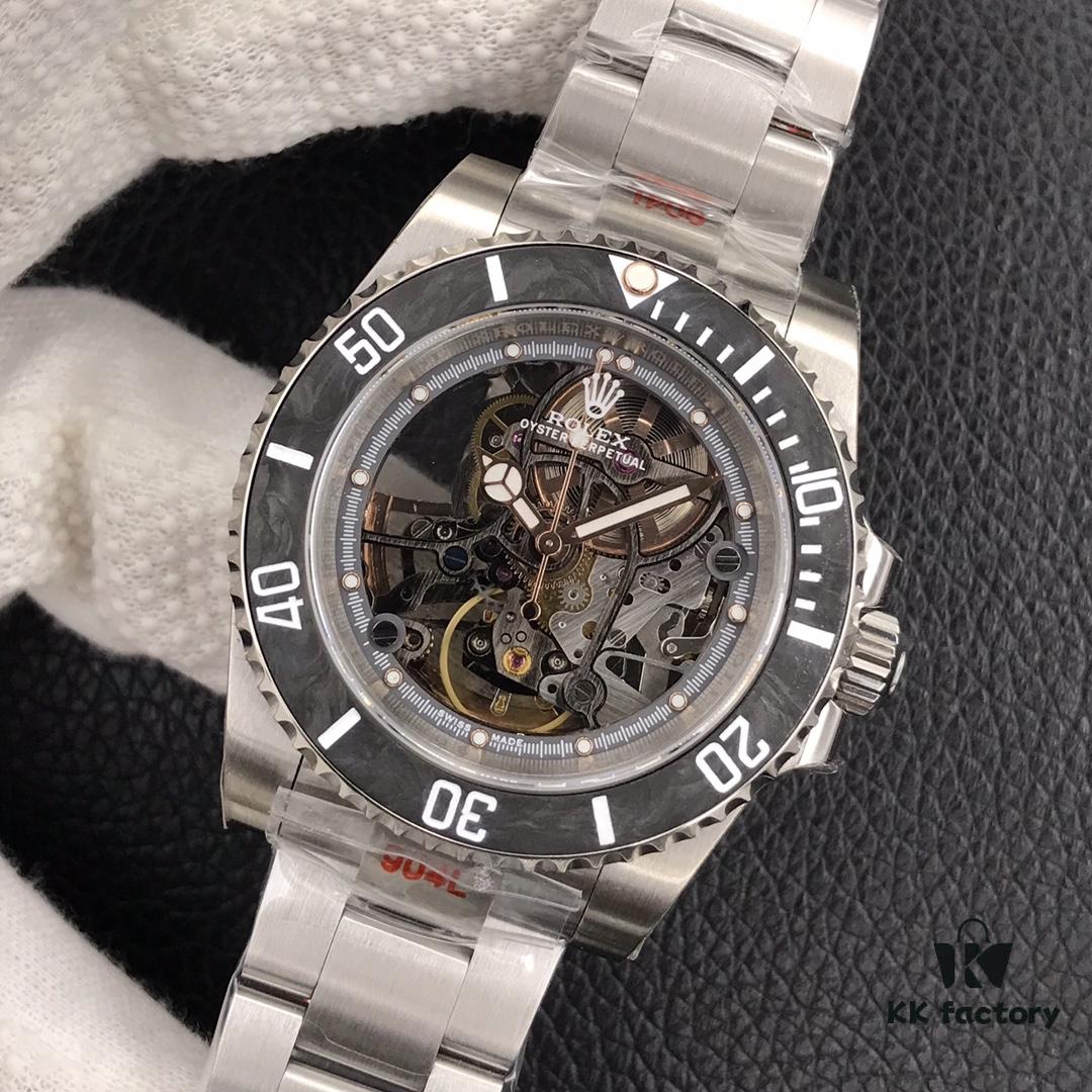 WWF New Arrival, High Quality and Great Value, Fully Skeletonized Submariner, the RM027 of Rolex, Based on the Rolex 116610