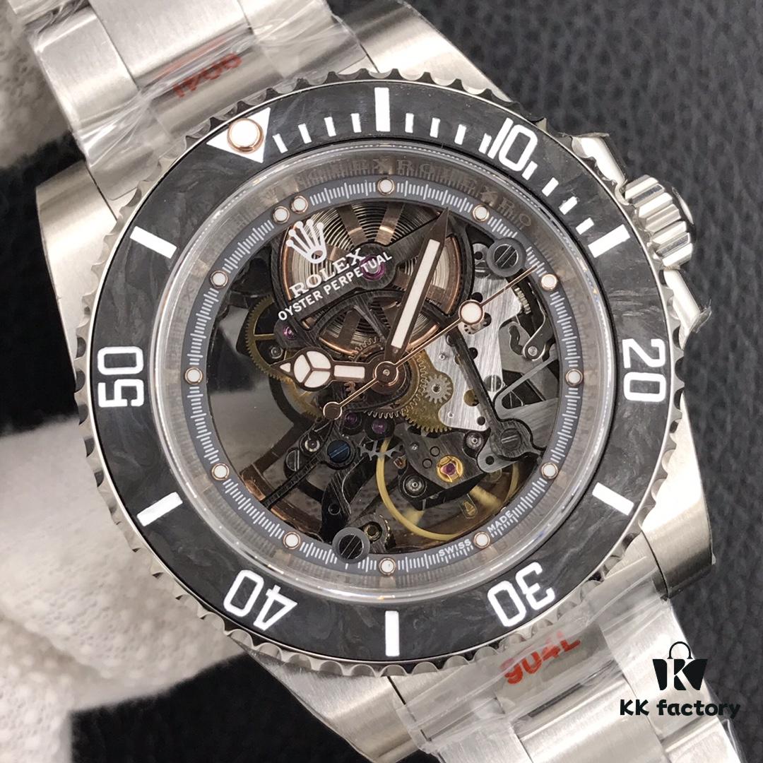 WWF New Arrival, High Quality and Great Value, Fully Skeletonized Submariner, the RM027 of Rolex, Based on the Rolex 116610
