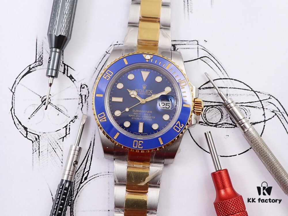 D1 Factory Launches New Gold-Plated Rolex Submariner Two-Tone 18K Gold Series
