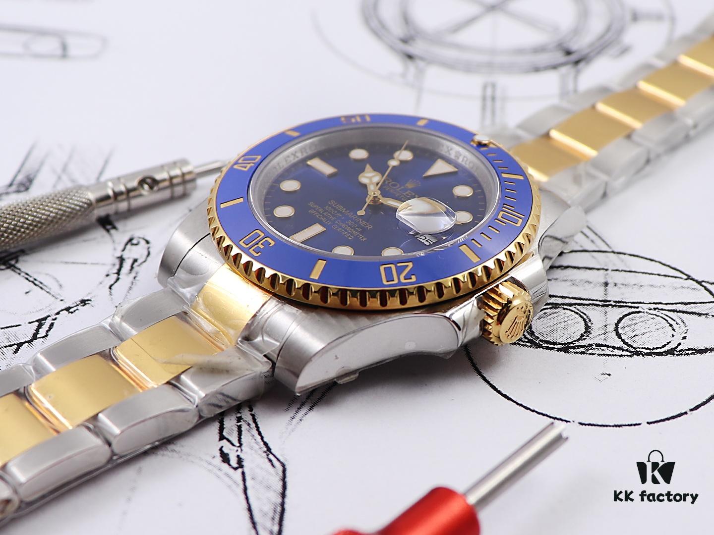 D1 Factory Launches New Gold-Plated Rolex Submariner Two-Tone 18K Gold Series