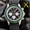 ROLEX Daytona Series Automatic Mechanical Watch with Stainless Steel Case, 43mm Size, Coated Glass, Stainless Steel Bracelet, Original Clasp