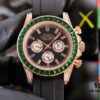 ROLEX Daytona Series Automatic Mechanical Watch with Stainless Steel Case, 43mm Size, Coated Glass, Stainless Steel Bracelet, Original Clasp