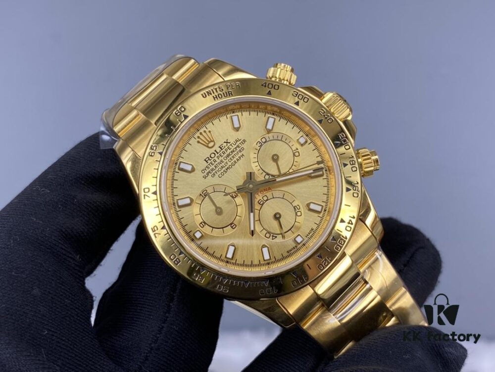 Rolex Daytona Case Wrapped in 24K Gold, In Stock