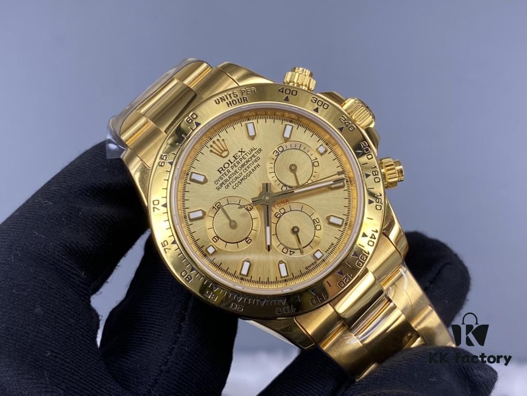 Rolex Daytona Case Wrapped in 24K Gold, In Stock