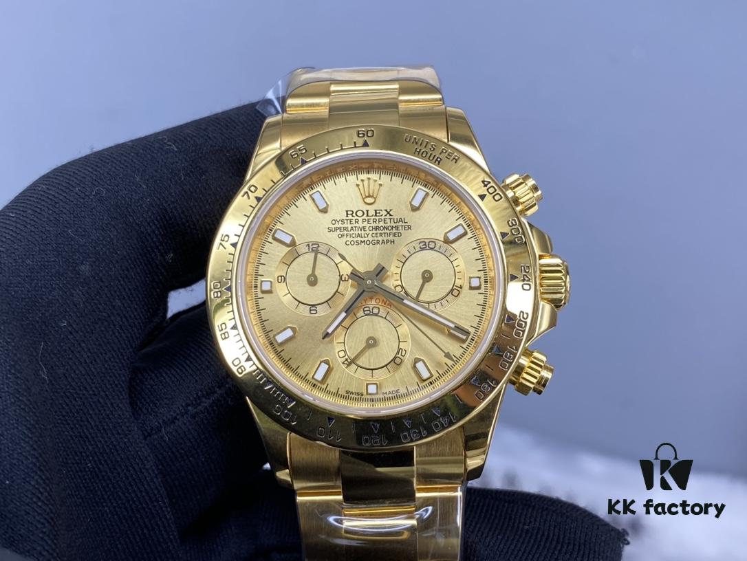 Rolex Daytona Case Wrapped in 24K Gold, In Stock