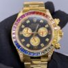 Rolex Daytona Rainbow Bezel 24K Gold Plating - In Stock