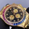 Rolex Daytona Rainbow Bezel 24K Gold Plating - In Stock