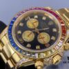 Rolex Daytona Rainbow Bezel 24K Gold Plating - In Stock