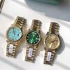 Rolex Day-Date Model - End of 2022 Ultimate Release! Three Colors Available: Smoked Gradient Green, Champagne Gold, Turquoise