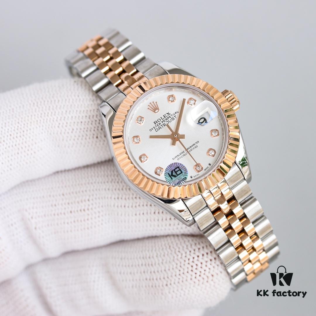 White Gold 1400 Steel 1450 (Plus 50 for Diamond Version) 💎 Clean/C Factory – White Gold and 904L Stainless Steel Perfect Combination – Rolex Datejust 28mm