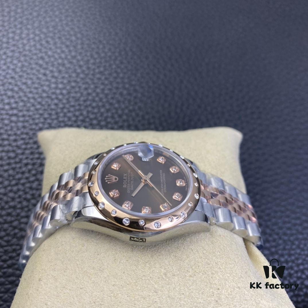 Rolex Ladies Datejust 31 Series Six Chocolate Dial with Diamonds