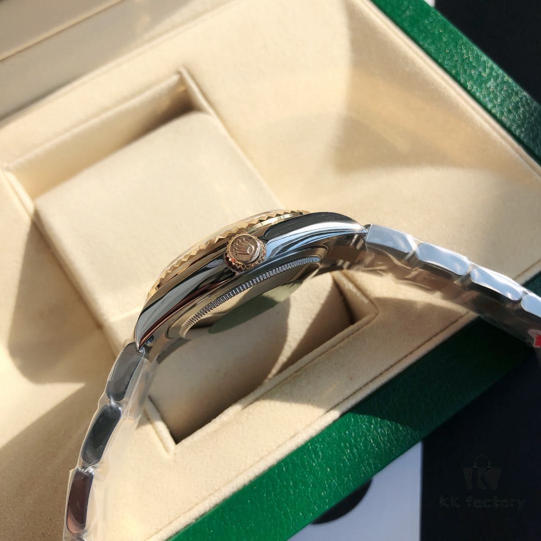 ROLEX - Rolex Datejust, Women's 36mm Size, Genuine 18K Gold Plated, Equipped with GTC China Certification, Swiss ETA2671 Movement, Sapphire Crystal, Oyster Case with Triplock Crown, Glidelock Clasp