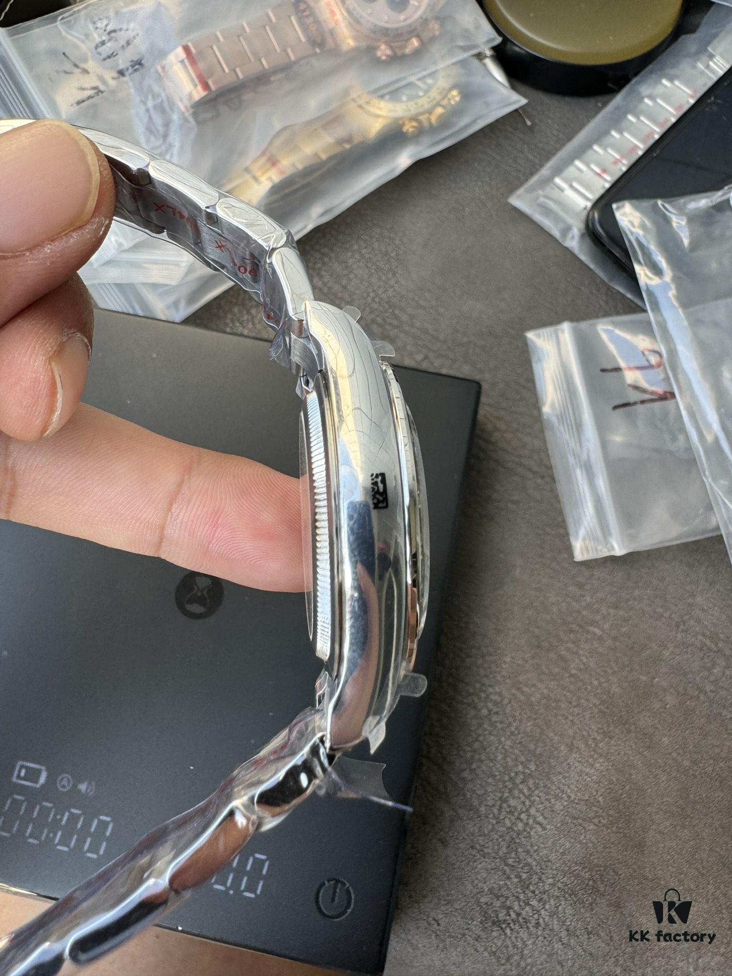 QF Counterweight Ice Blue Dial 4131 Movement Skeletonized