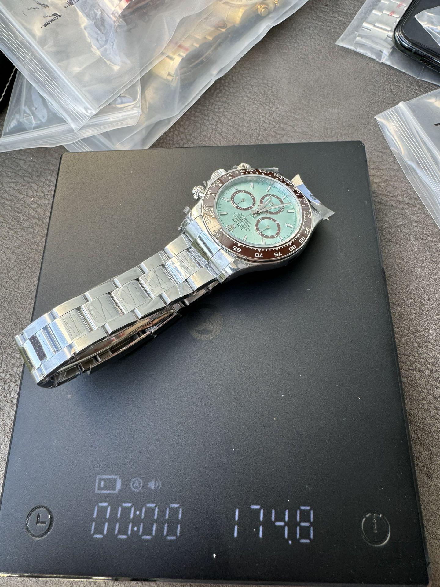 QF Counterweight Ice Blue Dial 4131 Movement Skeletonized