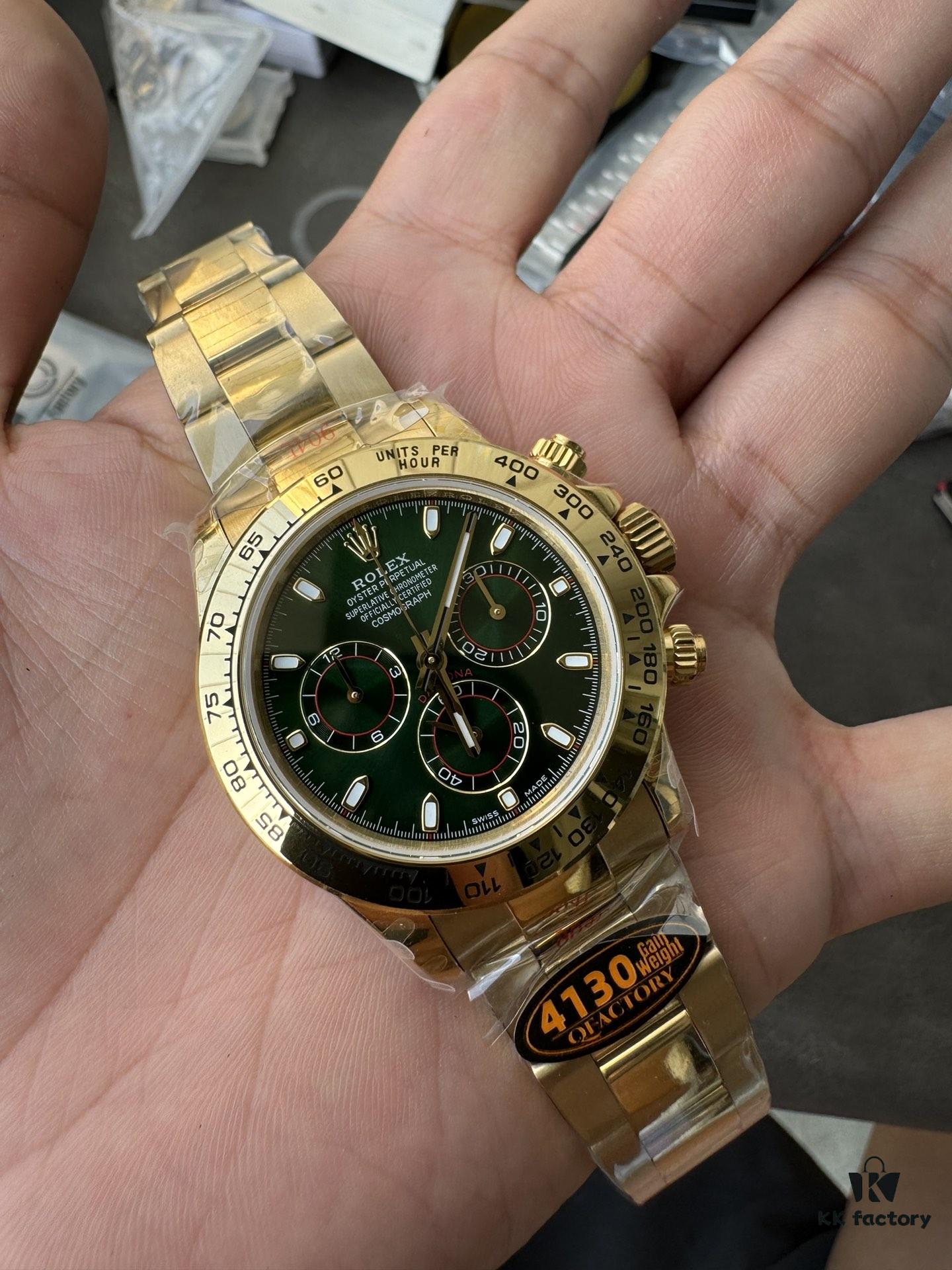 QF Counterweight Green Goldy 4130 Movement