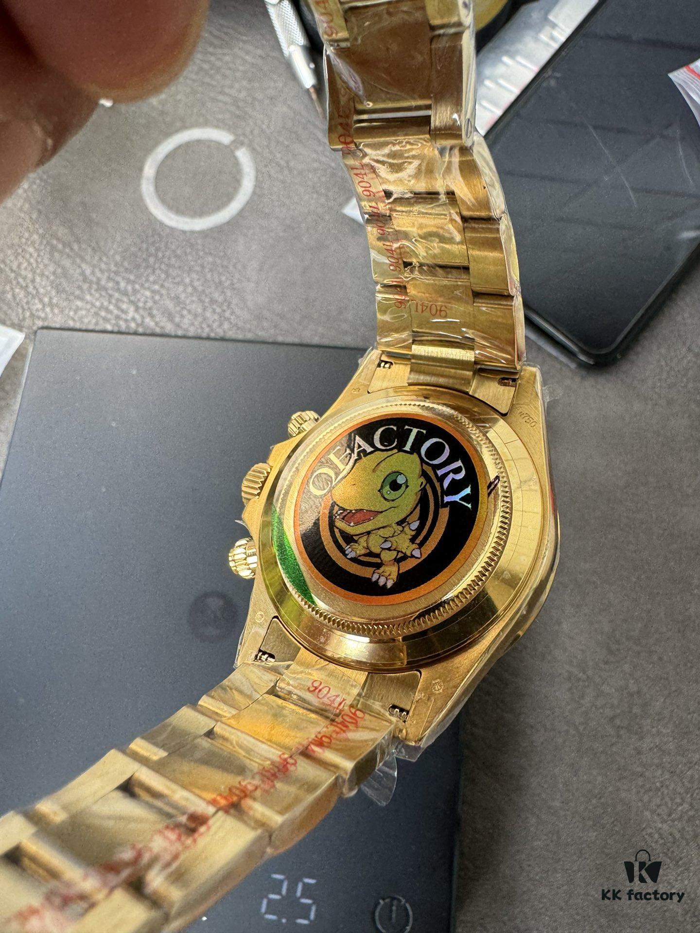 QF Counterweight Green Goldy 4130 Movement