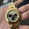 QF Counterweight Gold Dial 4130 Movement