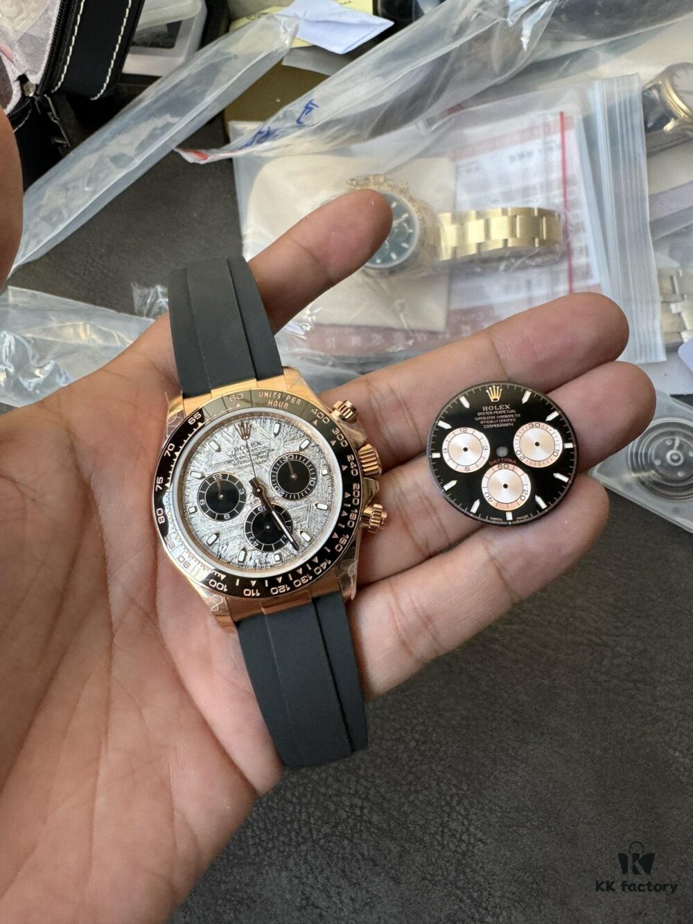 QF Counterweight Daytona with Modified Meteorite Dial