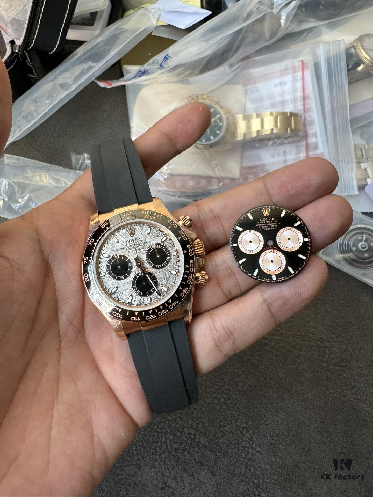 QF Counterweight Daytona with Modified Meteorite Dial