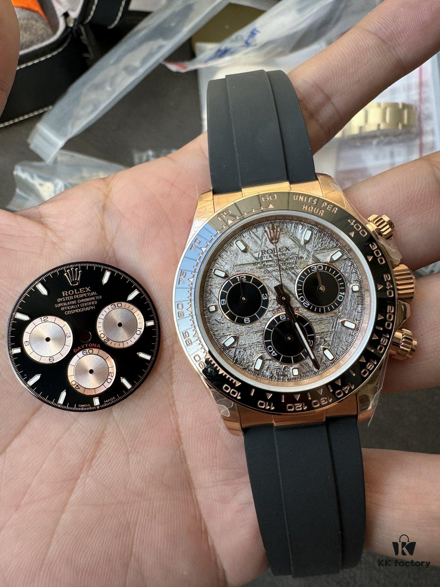 QF Counterweight Daytona with Modified Meteorite Dial