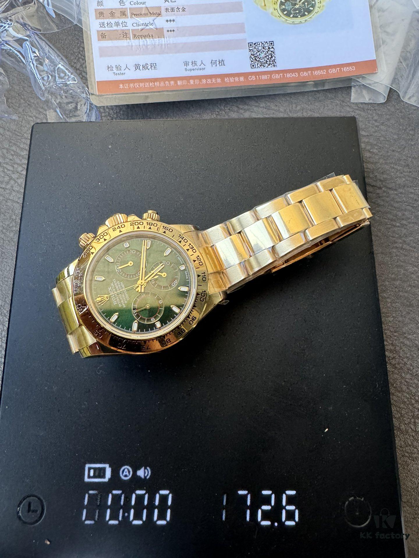 QF Weight-Adjusted Daytona with Rear Gold Plating