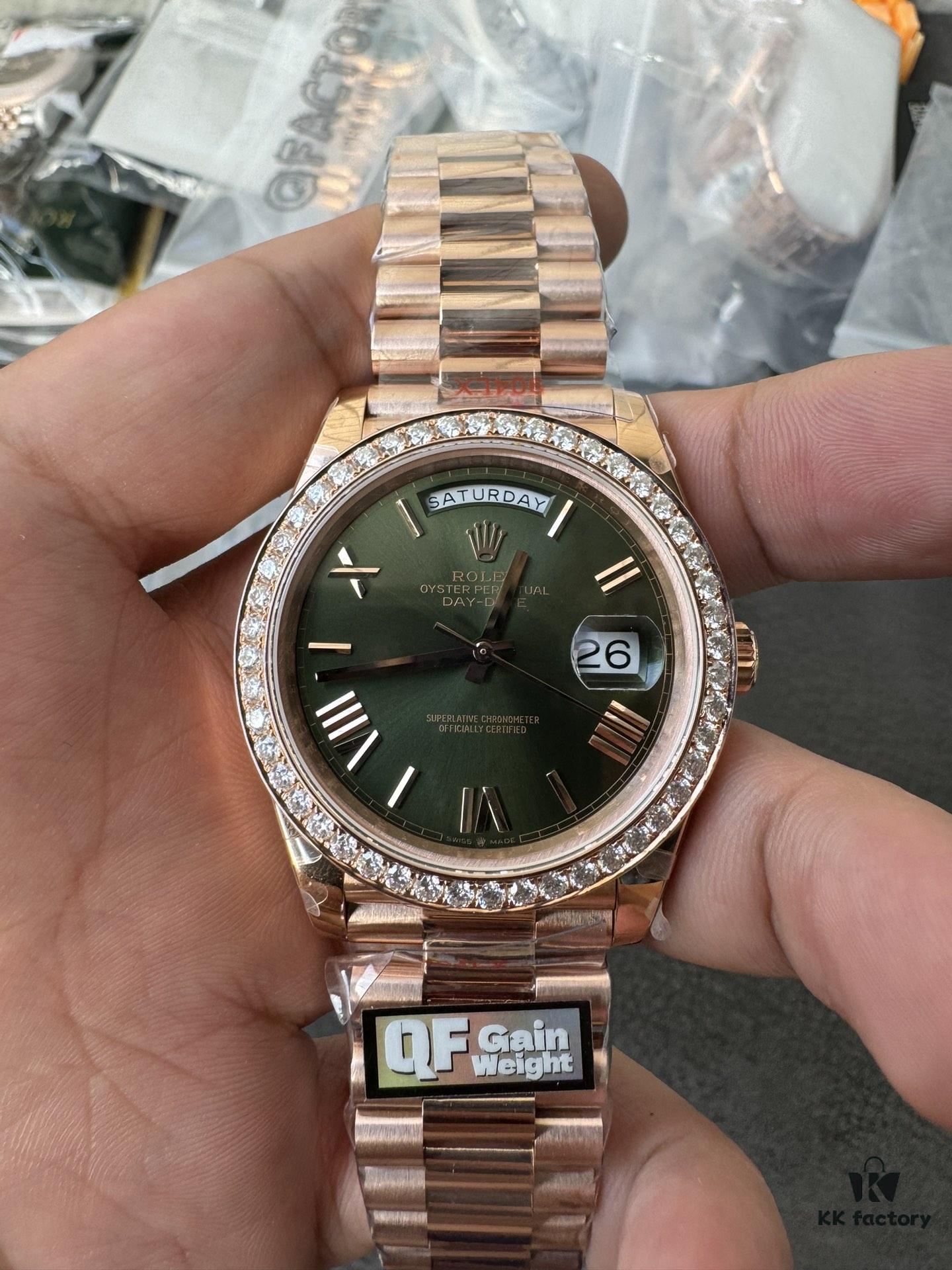 QF Counterweight DD Modified Moissanite Bezel