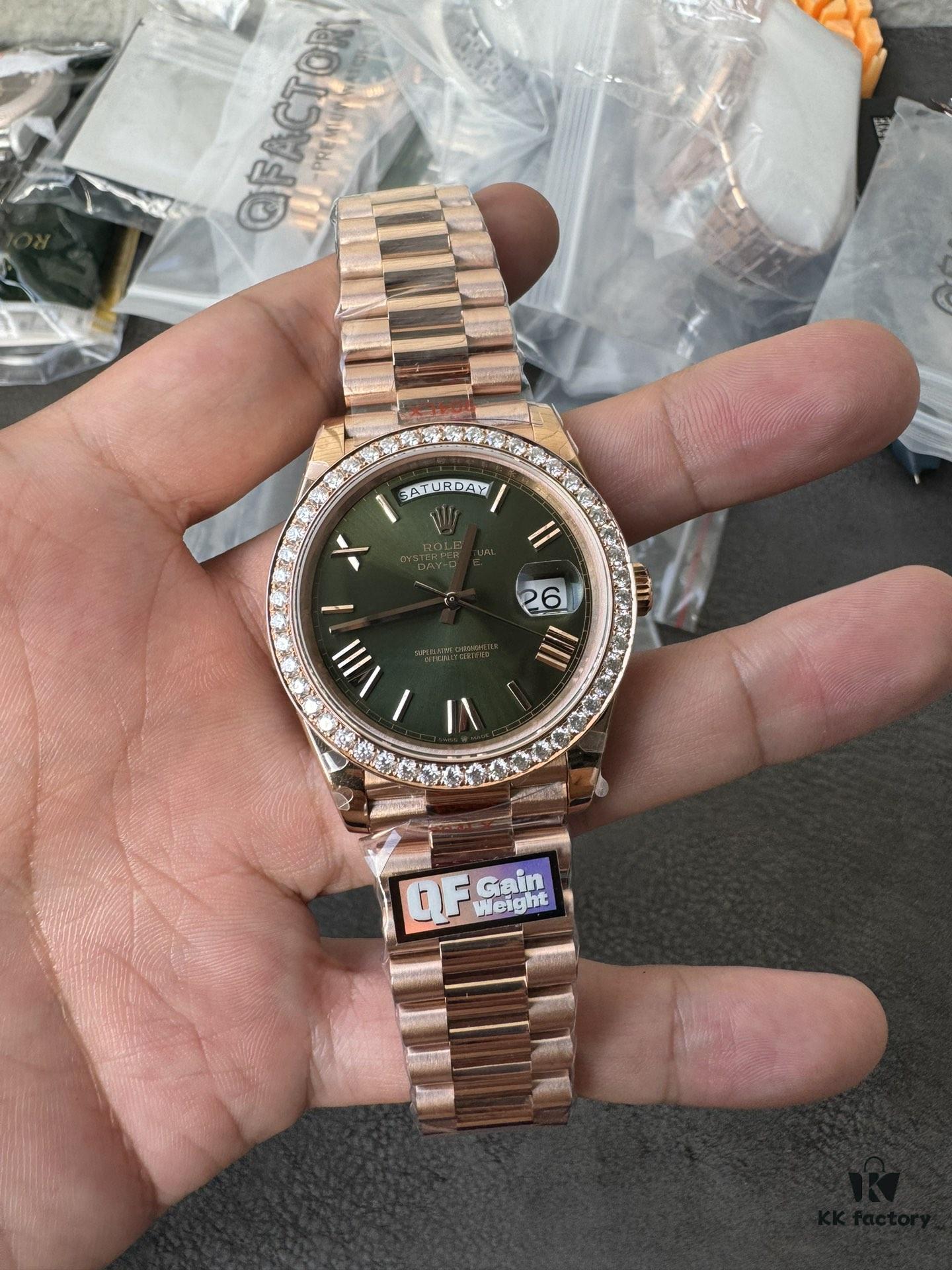 QF Counterweight DD Modified Moissanite Bezel