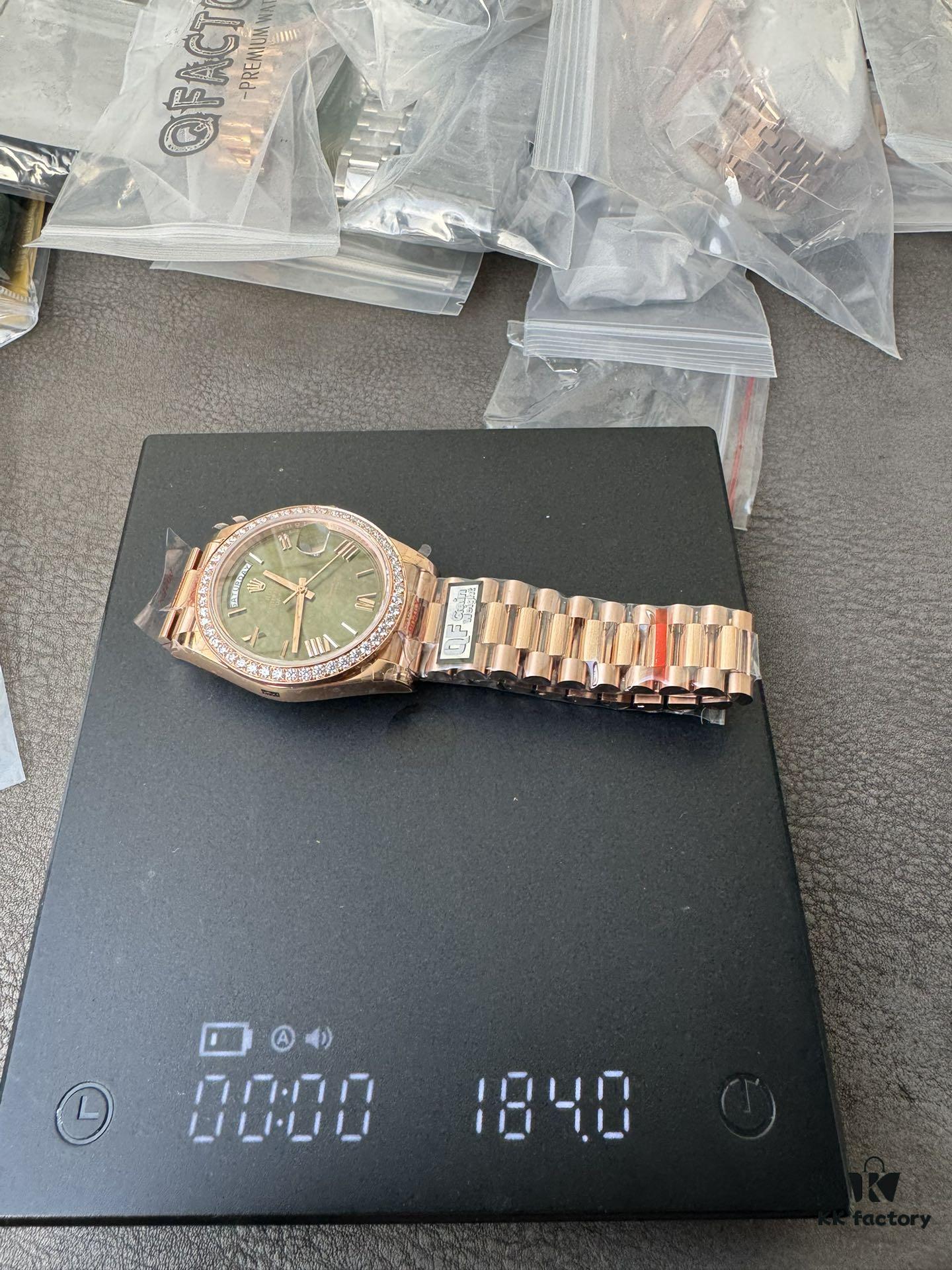 QF Counterweight DD Modified Moissanite Bezel