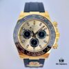 Gold/Dog Factory Rolex Daytona Gold Tone with Weight Matching, Over 146g, Equipped with Dan Dong 4130 Movement