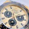 Gold/Dog Factory Rolex Daytona Gold Tone with Weight Matching, Over 146g, Equipped with Dan Dong 4130 Movement