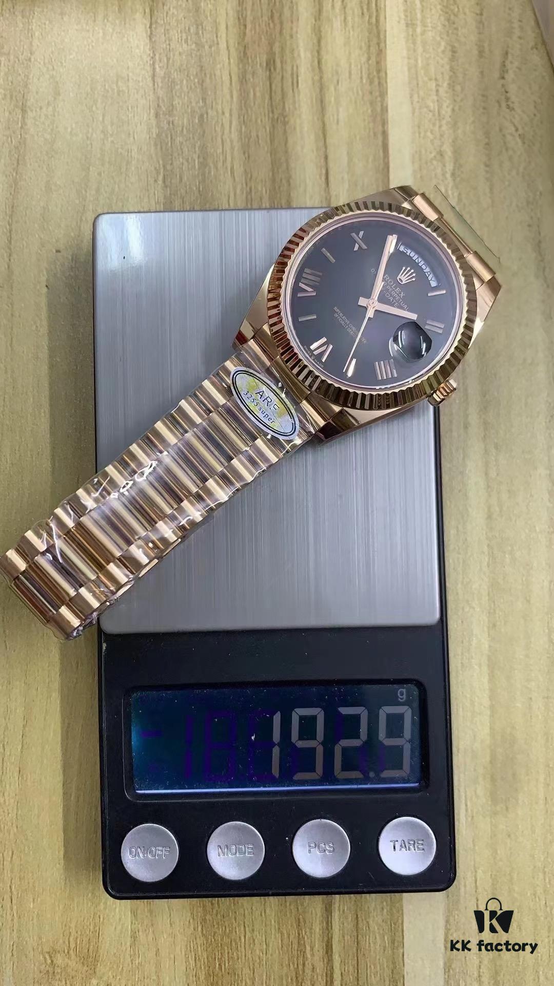 ARF Full Counterweight DD, Dual Calendar Rose Gold Counterweight, 3255 Integrated Movement