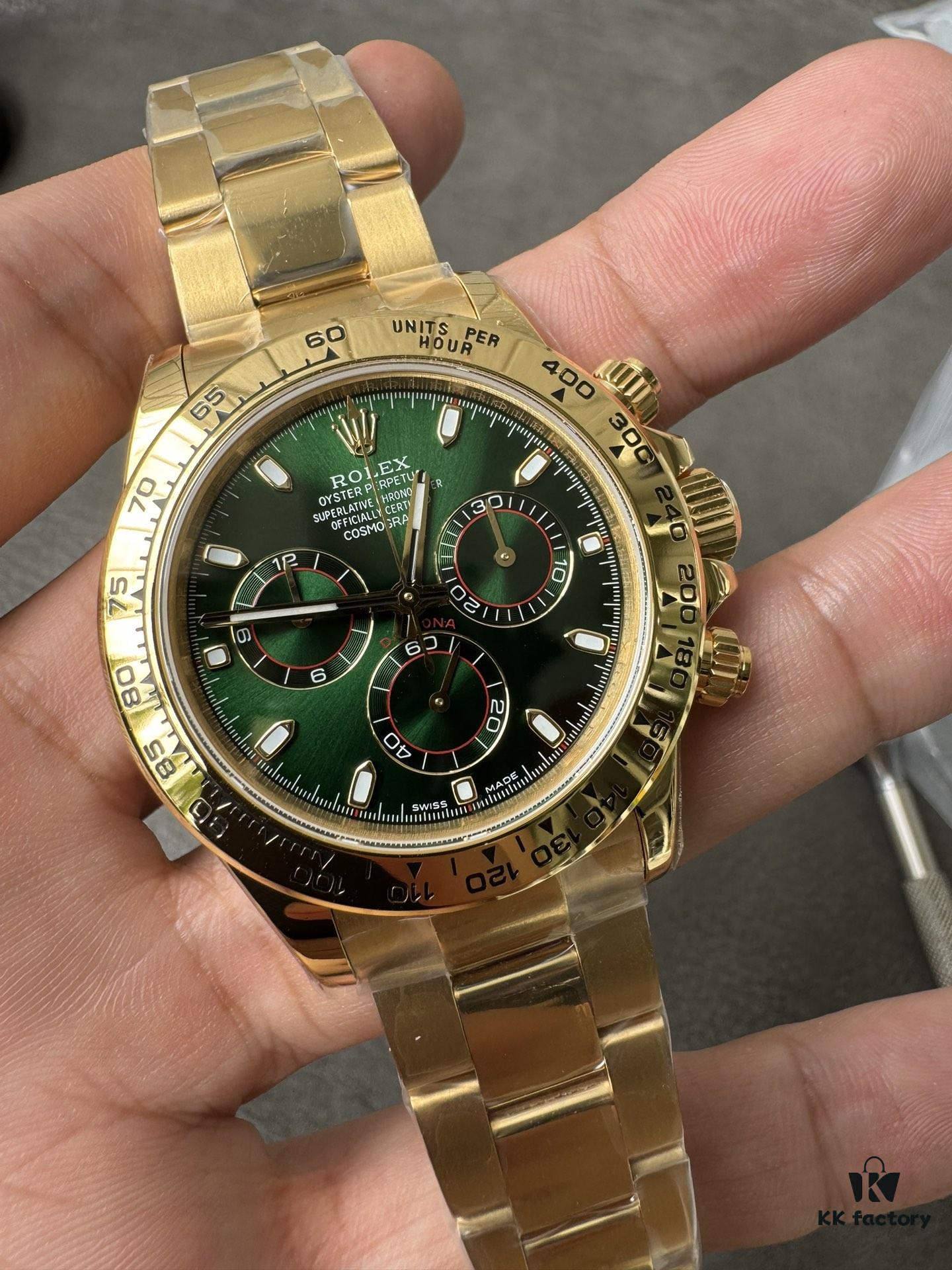 QF Green Goldy Counterweight, Rear Package 18K Gold