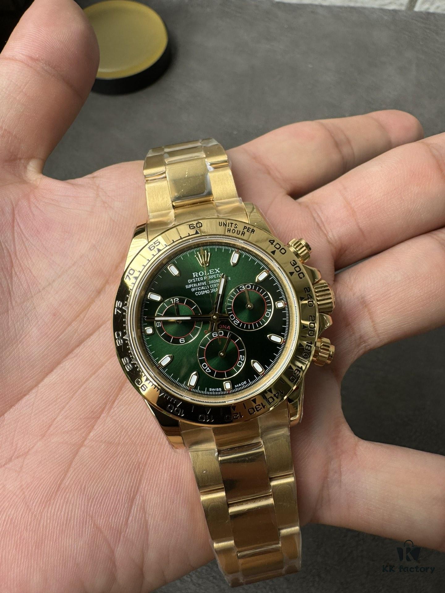 QF Green Goldy Counterweight, Rear Package 18K Gold