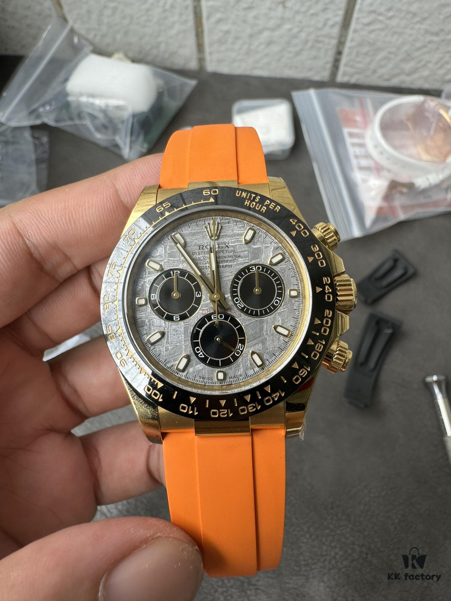 Clean Gold Di Modified RB Meteorite Disc with Gold-Plated Back and Orange Replacement Tape