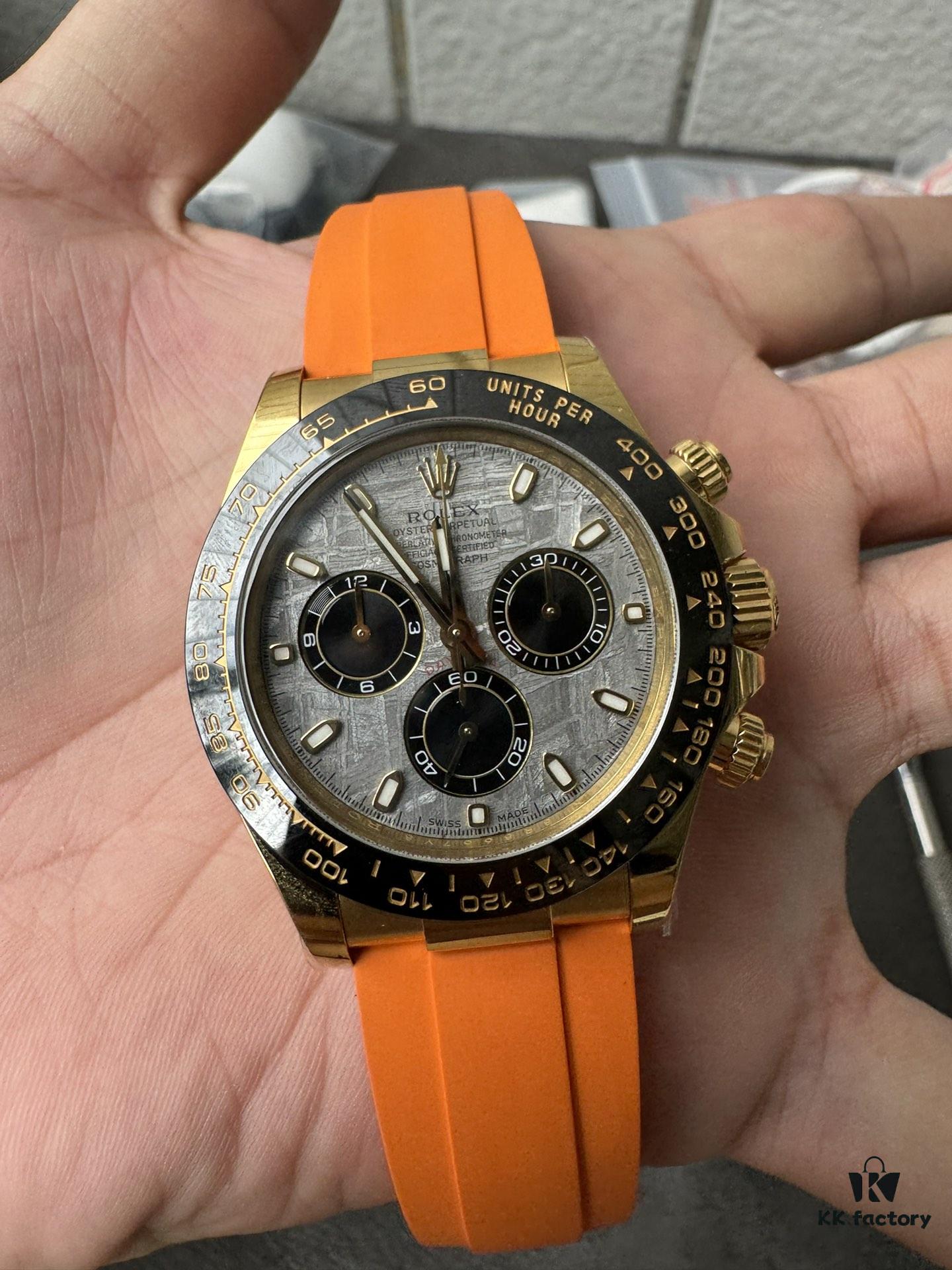 Clean Gold Di Modified RB Meteorite Disc with Gold-Plated Back and Orange Replacement Tape