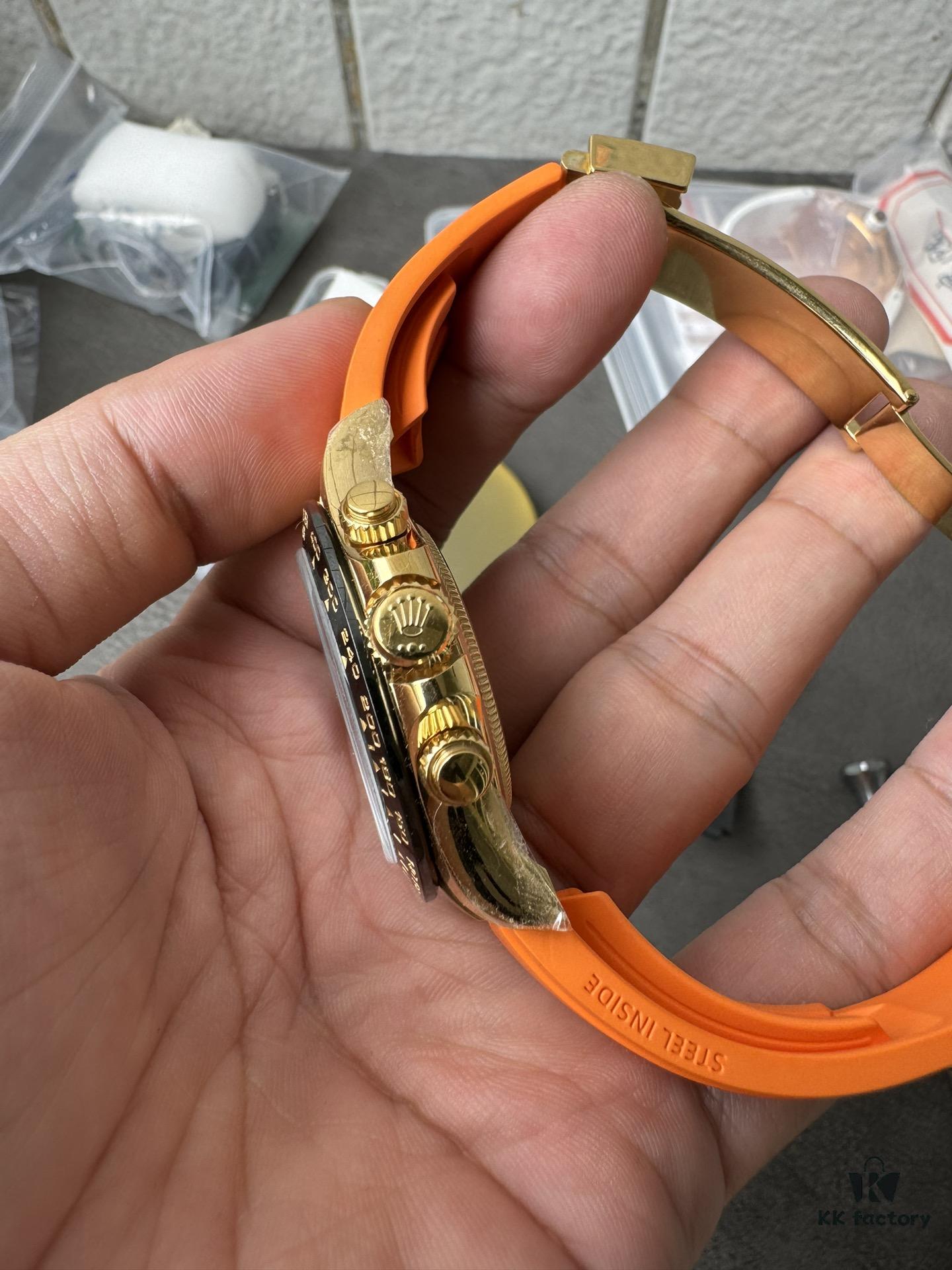 Clean Gold Di Modified RB Meteorite Disc with Gold-Plated Back and Orange Replacement Tape