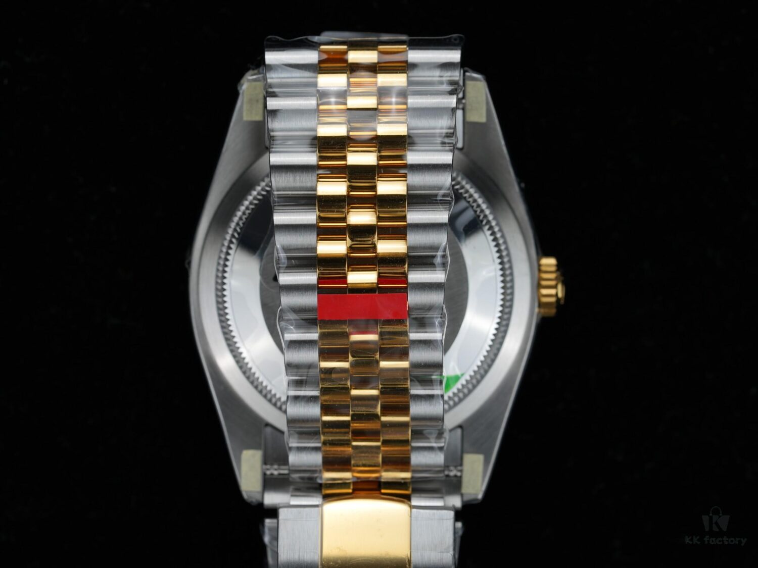 VS Two-Tone Gold 36mm Palm Leaf Design