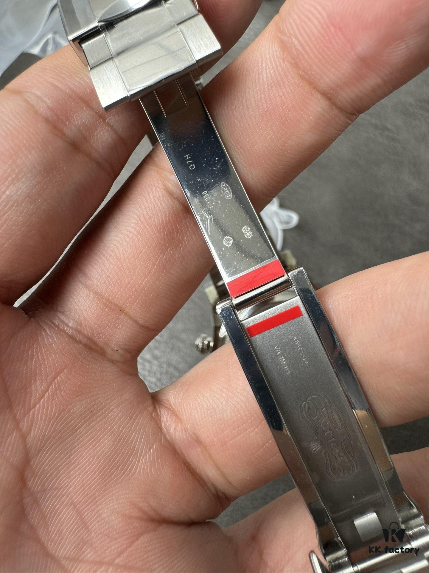 C Factory New Model 4131, Ice Blue Dial with Diamond Markings, Transparent Case Back