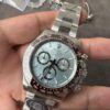 C Factory New Arrival 4131 Ice Blue Dial with Engraving, Transparent Case Back