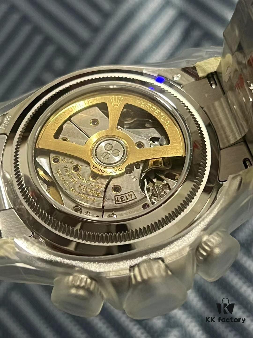 C Factory 4131 New Arrival - Ice Blue Dial with Engraving - Diamond Case Back with Exhibition Back