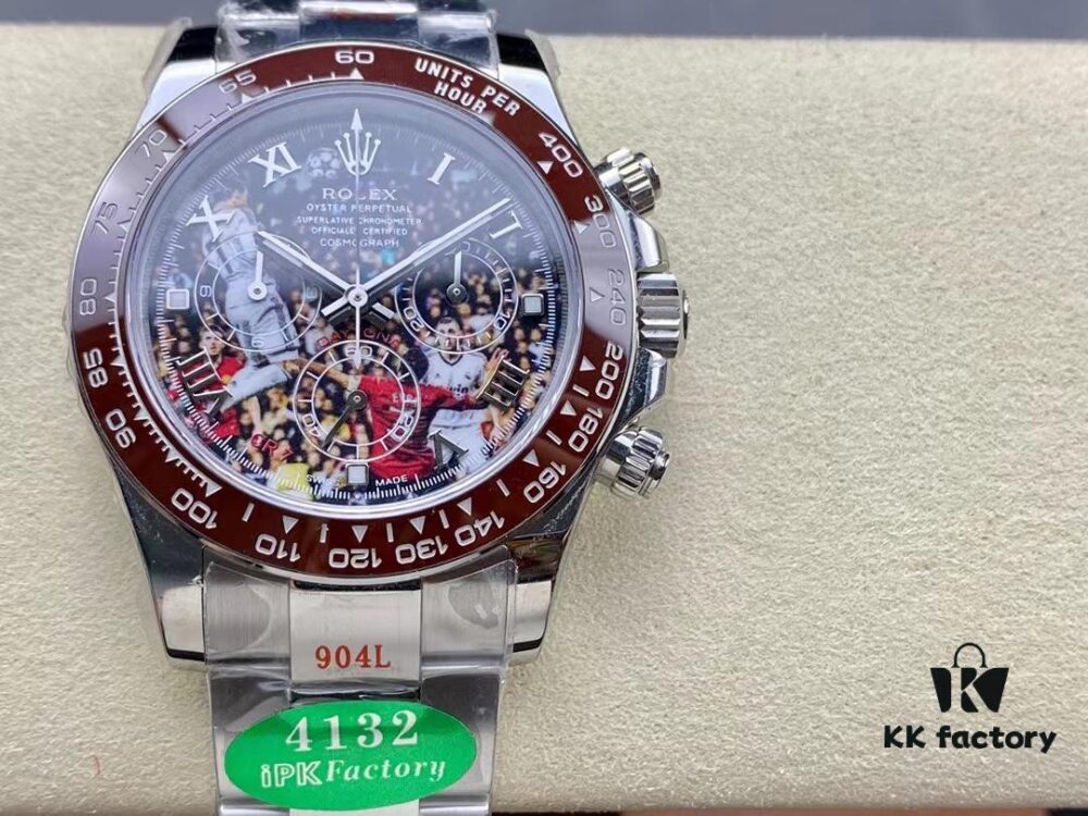 IPK Custom Modified Rolex Daytona CR7 Edition, Dan Dong 4132 Movement